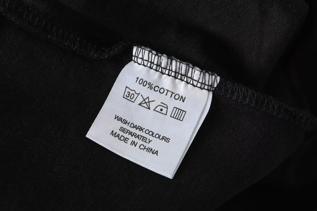 Godspeed Skeleton Chess Graphic T-Shirt — neck_label
