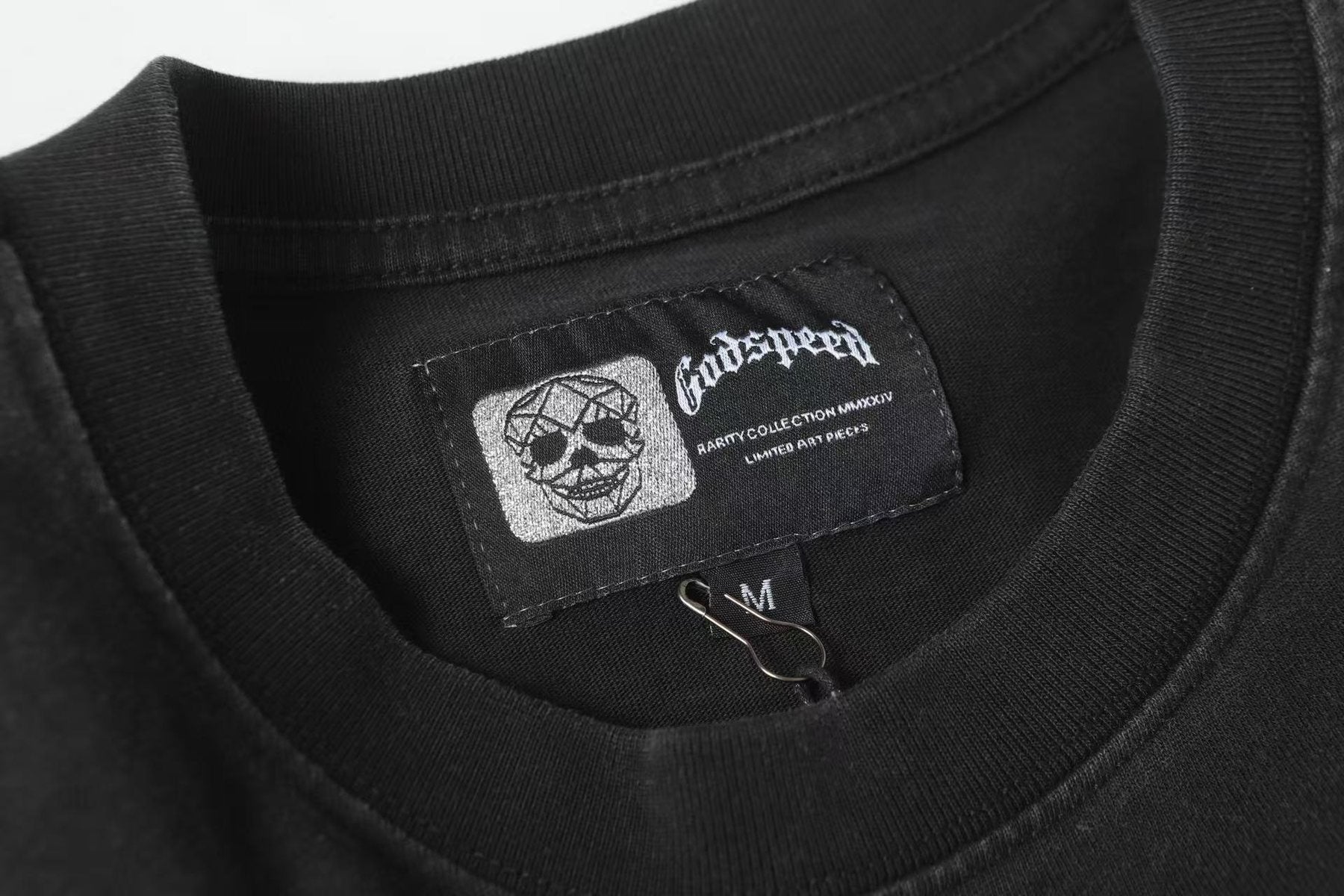 Godspeed Rock Graphic Short-Sleeve T-Shirt — neck_label