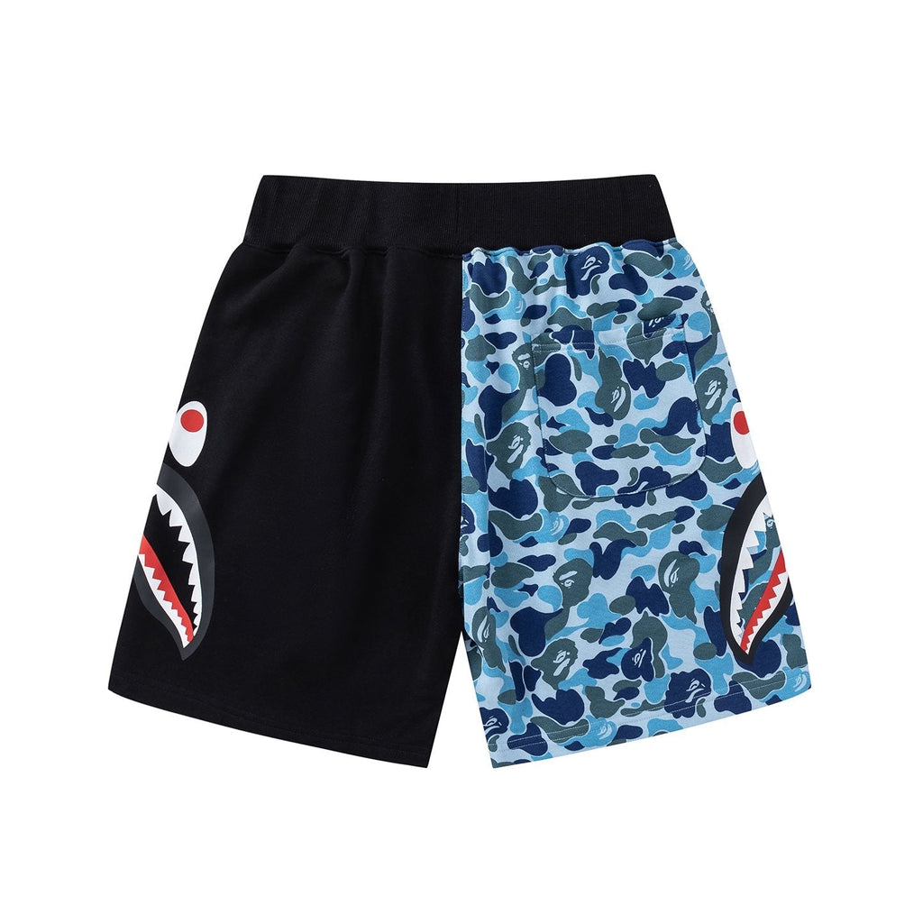BAPE Shark Eye Graphic Sweat Shorts — back