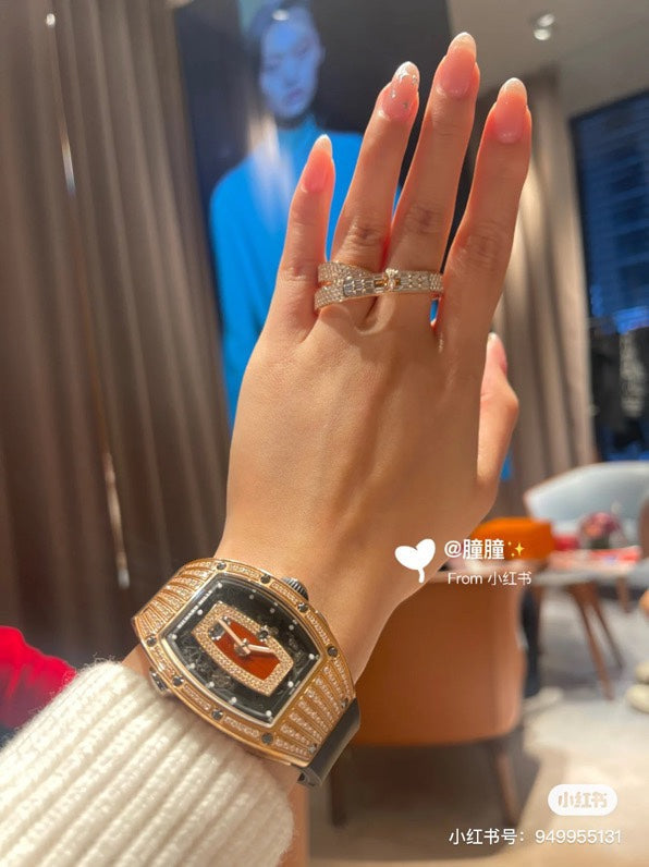 Hermes Kelly Gavroche Double 18K Gold Ring