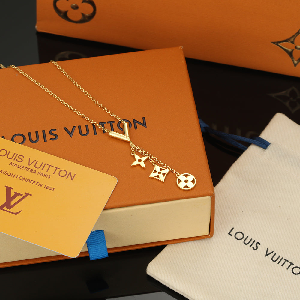 Louis Vuitton Twiggy 18K Gold Necklace