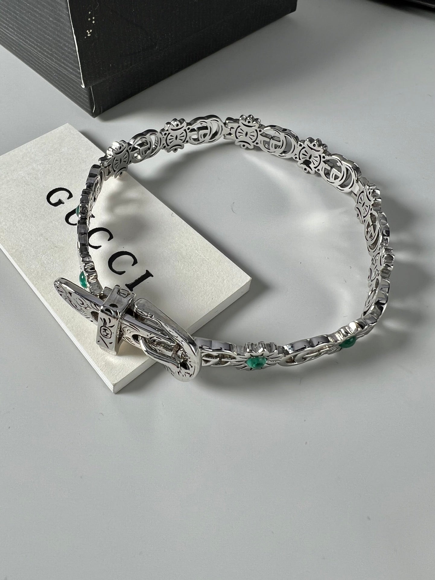 Double Gucci Flowers Bracelet