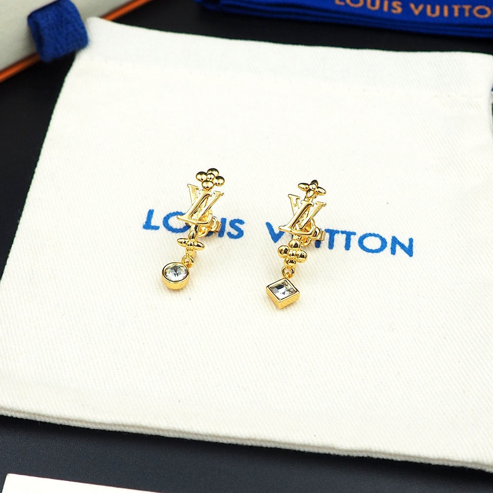 Louis Vuitton In the Sky 18K Gold Earrings